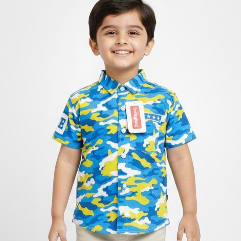 Kids Half Sleeve Coller T-shirt Mix - View 4 (Kids' Wear)